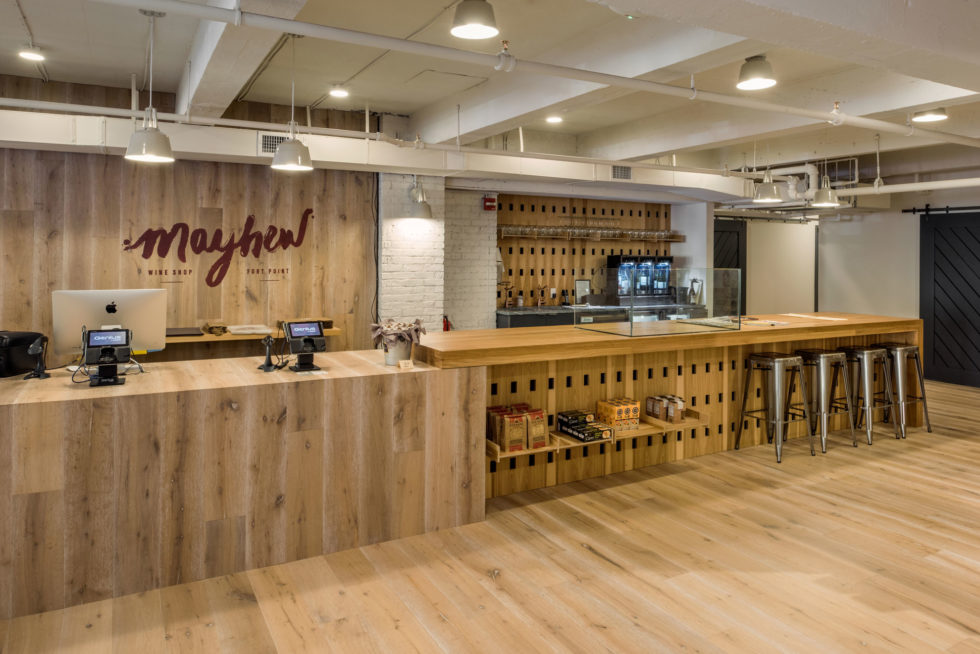 Mayhew Wine Shop Grain Architectural Millwork